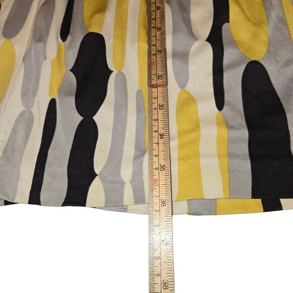 Trinia Turk Womens Small Dress Silk Halter Neck Tie Cover-Up Abstract Retro - Picture 7 of 12